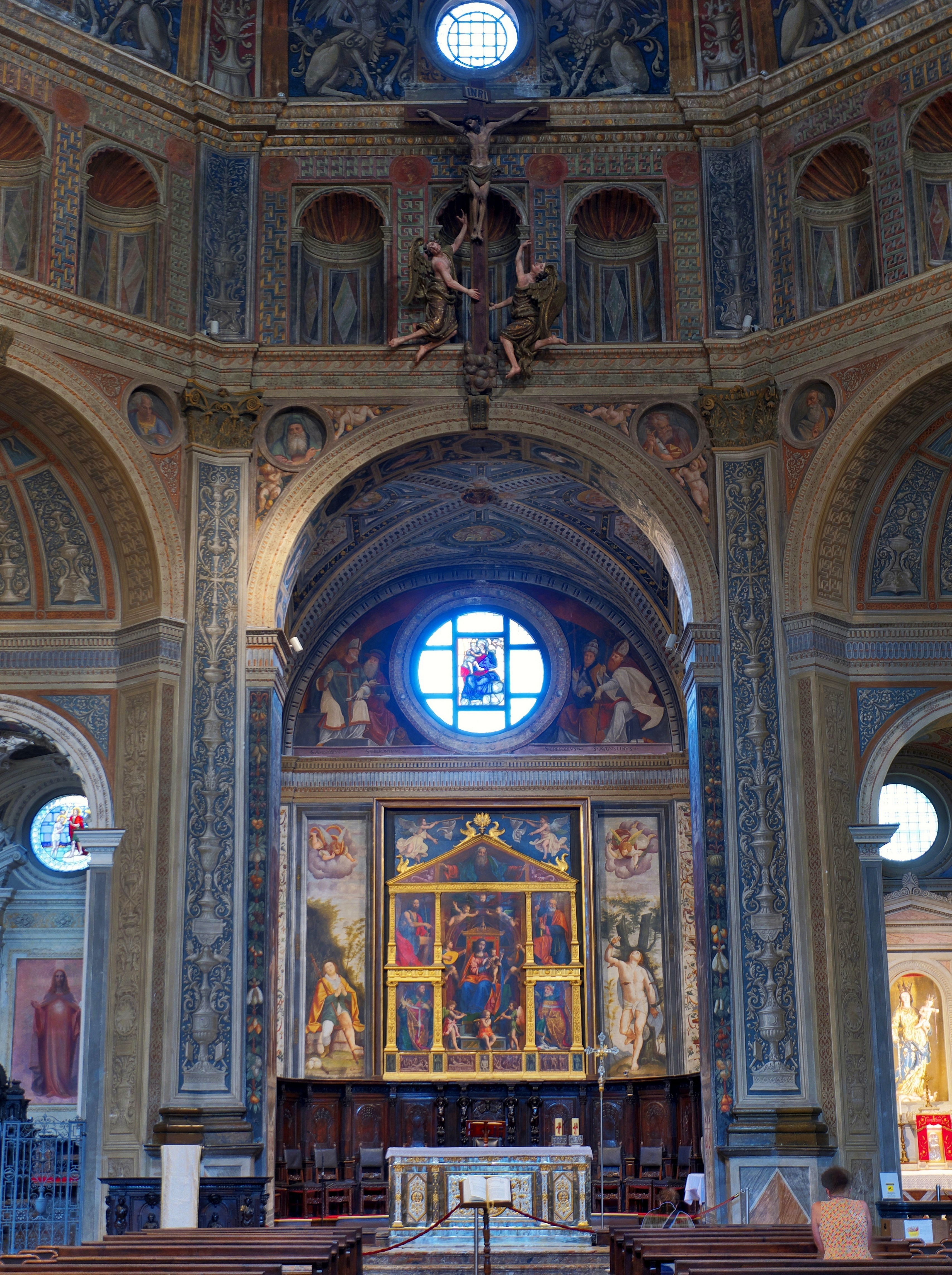 Legnano (Milan, Italy) - East internal side of the Basilica of San Magno - Full resolution picture